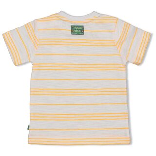 Feetje Baby T-Shirt wei/ orange gestreift
