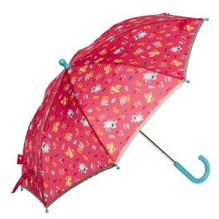 Kinder Regenschirm Waschbr KiGa COLORI