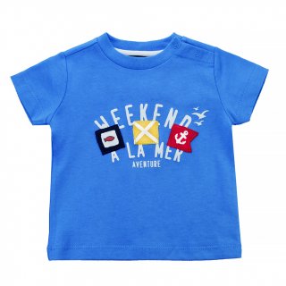 Week-end a la Mer Jungen T-Shirt blau 3 Monate