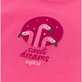 Sigikid kurzer Mädchen Schlafanzug mit Flamingo Motiv pink