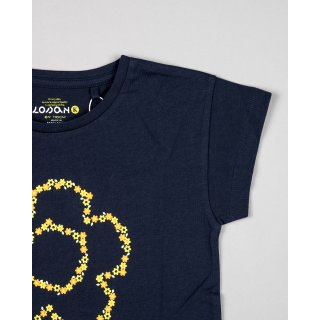 Losan T-Shirt mit Blumenprint, navy