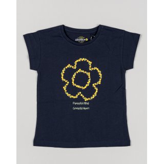 Losan T-Shirt mit Blumenprint, navy