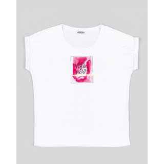 Losan T-Shirt mit Printmotiv, wei