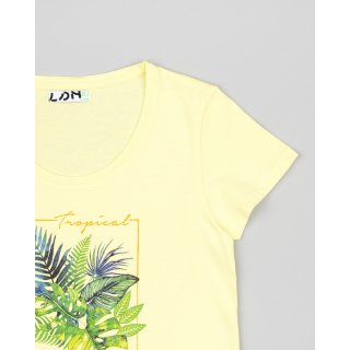 Losan T-Shirt mit Print, light yellow