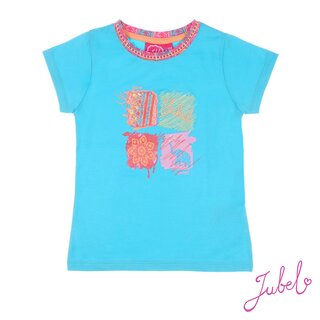 Jubel T-Shirt für Mädchen in Türkis