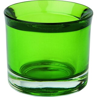 Teelichthalterbottle green, Glas