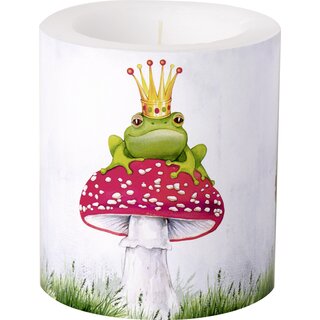 Kerze Windlicht Lucky Frog, groß