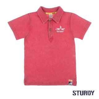 Sturdy Poloshirt fr Jungen, rot 128