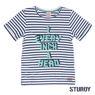 Sturdy T-Shirt fr Jungen, gestreift 128