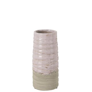 Große Vase aus Keramik in Rosa