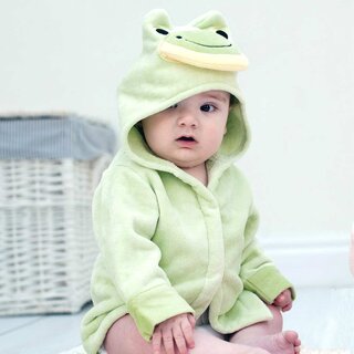 Baby Bademantel Friendly Frog