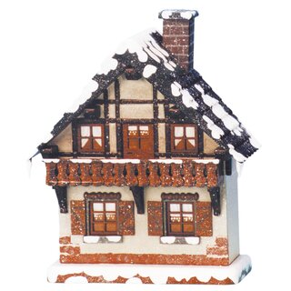 Hubrig Winterkinder Haus mit Balkon, elektrisch