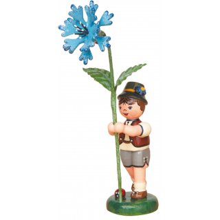 Hubrig Blumenkinder Junge mit Kornblume
