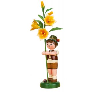 Hubrig Blumenkinder Junge mit Lilie, 24 cm