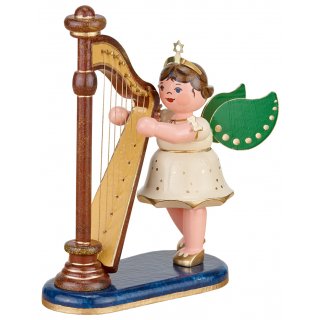 Hubrig Engel mit Harfe, 10 cm