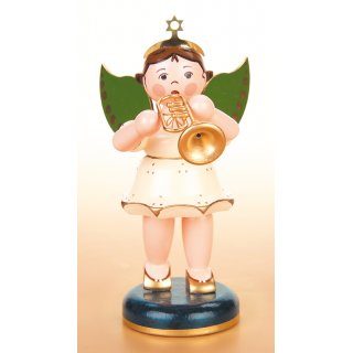 Hubrig Engel mit Trompete, 16 cm