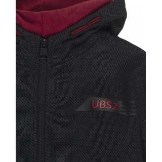 UBS2 Sweatjacke, grau/ schwarz
