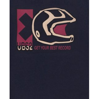 UBS2 Langarmshirt mit 3D Print, marine