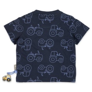 Sigikid Baby T-Shirt mit Traktoren, blau 86