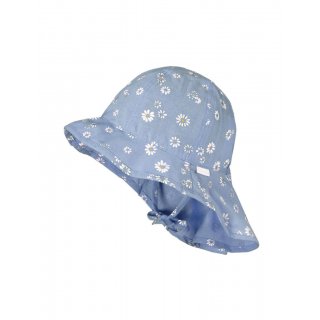 Maximo Mädchen Schirmmütze mit Nackenschutz, blau